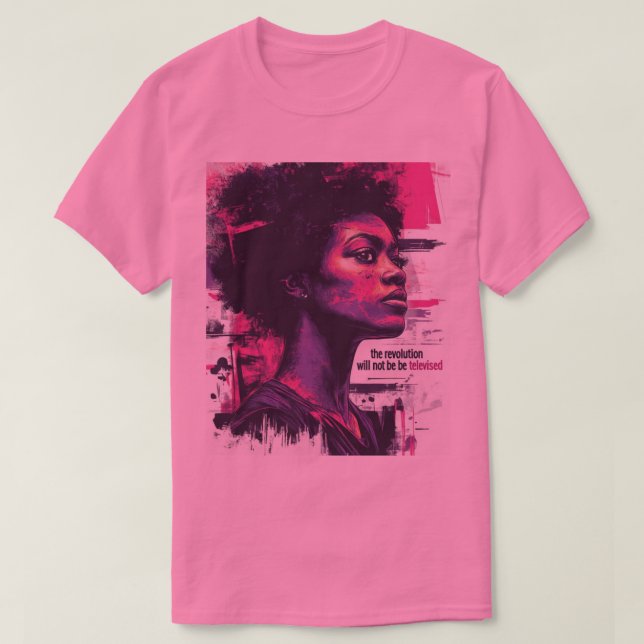 Die Revolution wird nicht ferngesehen T-Shirt (Design vorne)