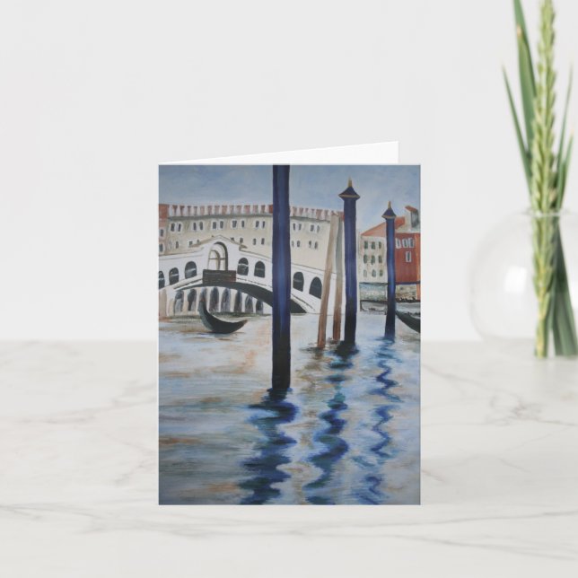 Die Rialto Bridge-Karte Karte (Vorderseite)