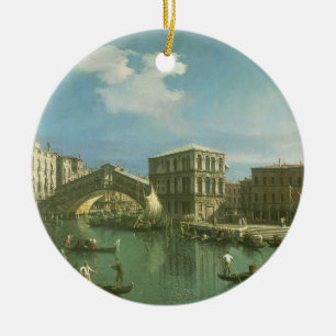 Die Rialto Brücke, Venedig Keramik Ornament