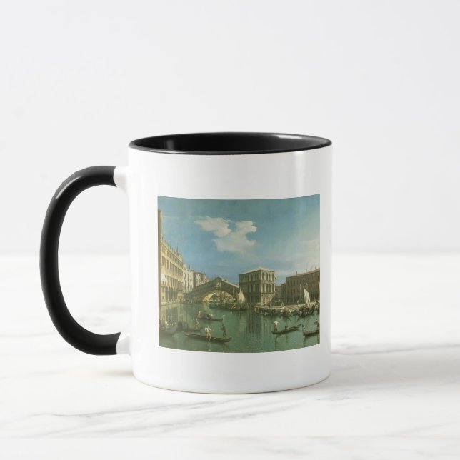 Die Rialto Brücke, Venedig Tasse (Links)