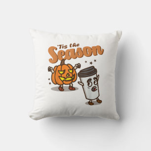 Die richtige Jahreszeit Hasst Pumpkin Spice Latte Kissen