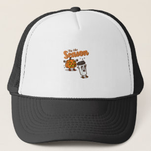 Die richtige Jahreszeit Hasst Pumpkin Spice Latte Truckerkappe