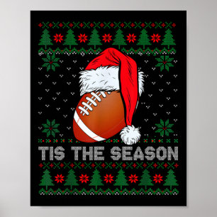 Die richtige Saison Football Lustiges Weihnachten  Poster