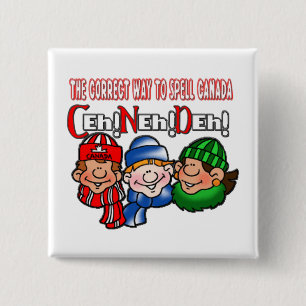 Die richtige Schreibweise für Kanada Spaß Button
