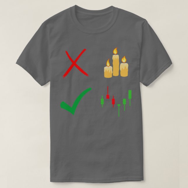Die richtigen Kerzen T-Shirt (Design vorne)