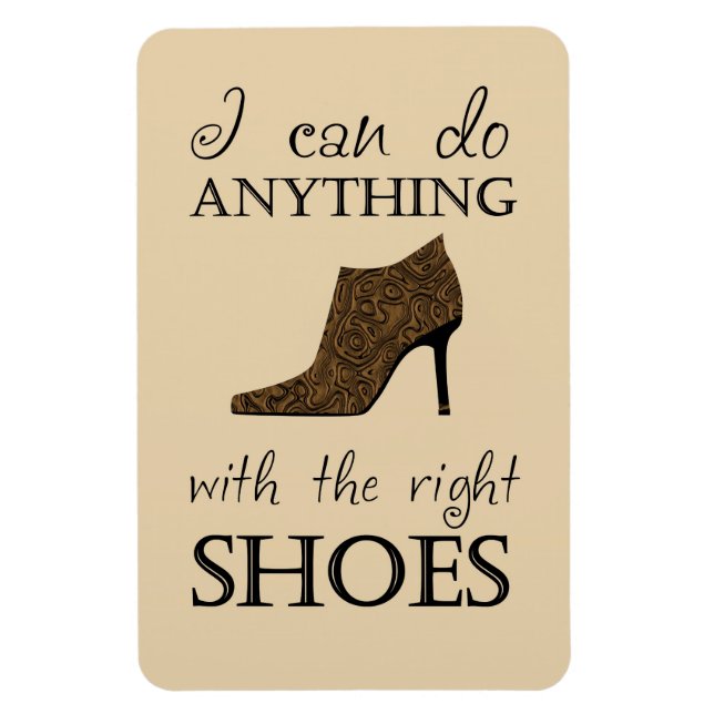 Die richtigen Schuhe Magnet (Vertikal)