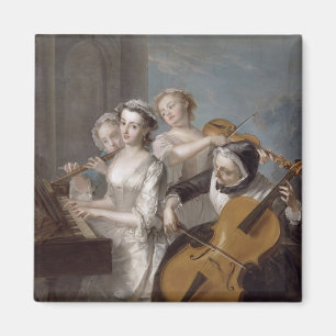Die Richtung der Anhörung, c.1744-7 (Öl auf Magnet