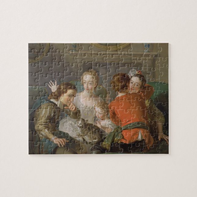 Die Richtung der Touch, c.1744-47 (Öl auf Puzzle (Horizontal)