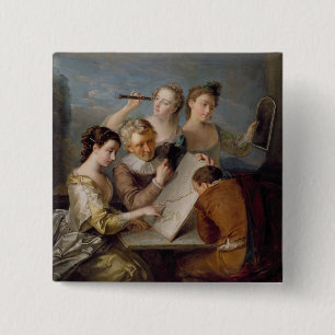 Die Richtung des Anblicks, c.1744-47 (Öl auf Button