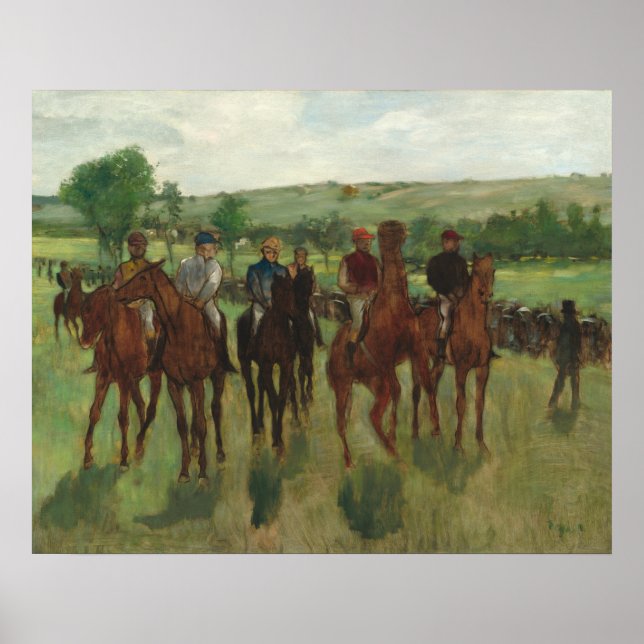 Die Rider - Edgar Degas Fine Art Poster (Vorne)