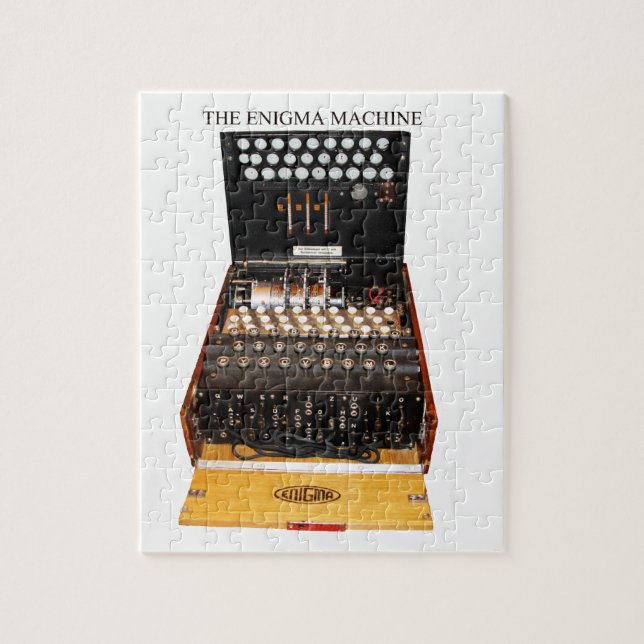 Die Rigma-Maschine, Vintage militärische Botschaft Puzzle (Vertikal)