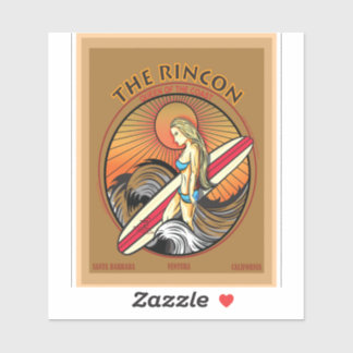 DIE RINCON VENTURA KALIFORNIEN AUFKLEBER