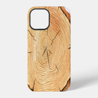 Die Ringe der Natur: Triumph der Baumtextur iPhone 12 Hülle