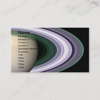Die Ringe Saturns entwirren Visitenkarte