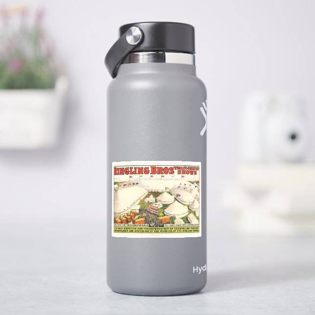 Die Ringling Bros. Zirkus Aufkleber (HydroFlask)