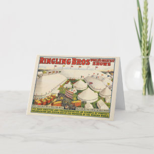 Die Ringling Bros. Zirkus Karte