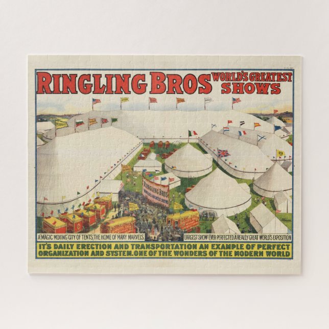Die Ringling Bros. Zirkus Puzzle (Horizontal)