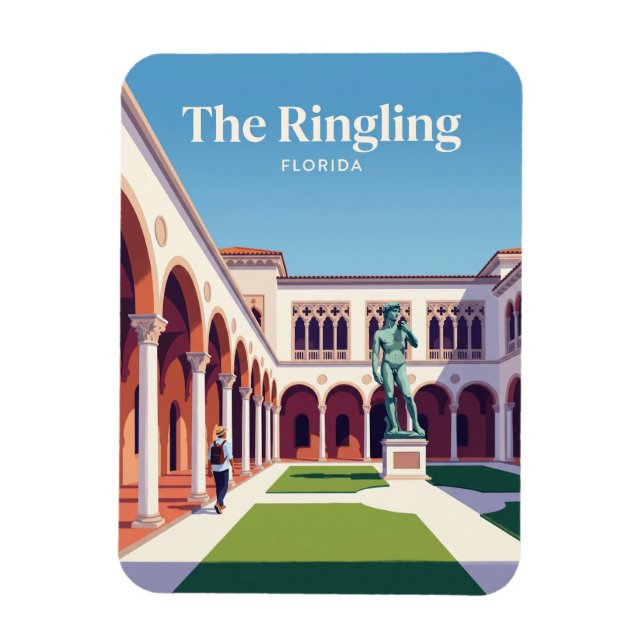 Die Ringling USA Magnet (Vertikal)