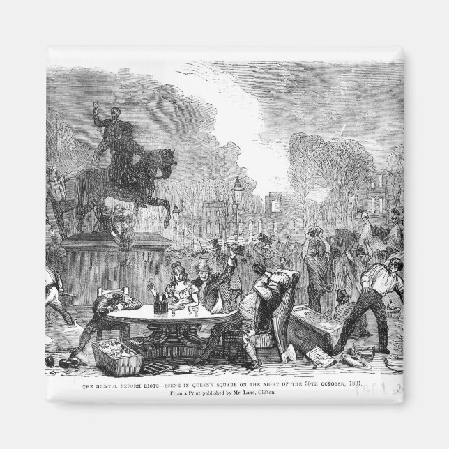Die Rioten der Bristol-Reform Magnet (Vorne)