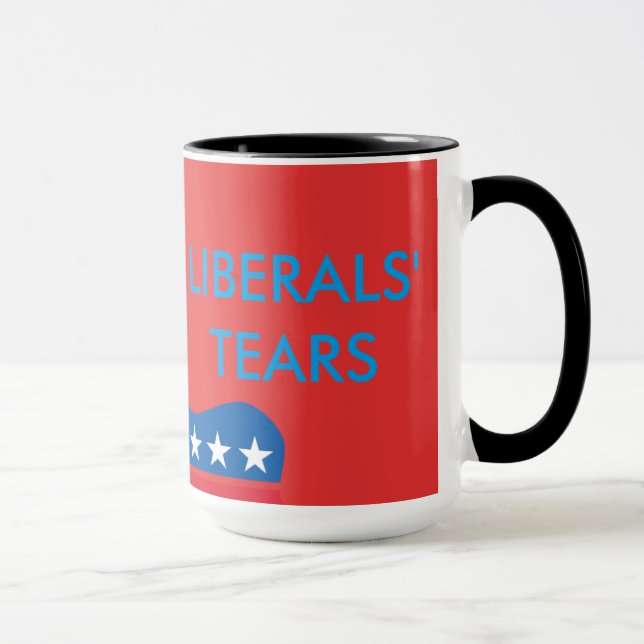 Die Riss-Tasse der Liberalen Tasse (Rechts)