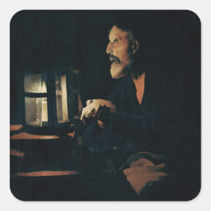 Die Risse von St Peter Quadratischer Aufkleber