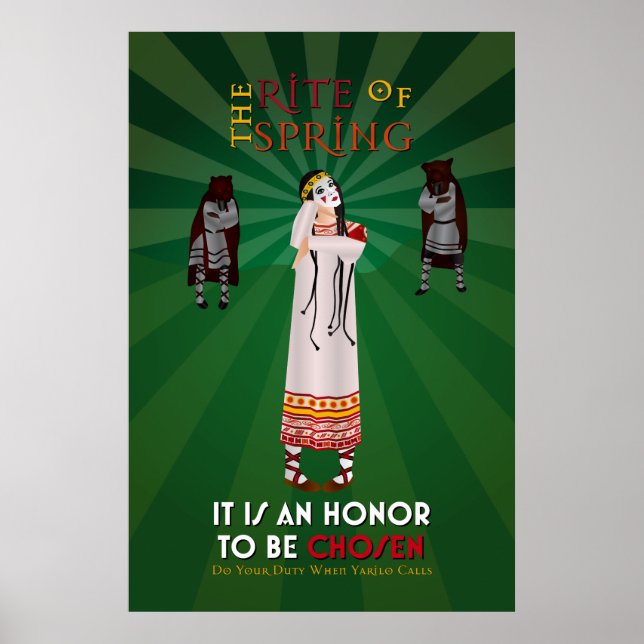 Die Rite der Heiden Propaganda Poster (Vorne)