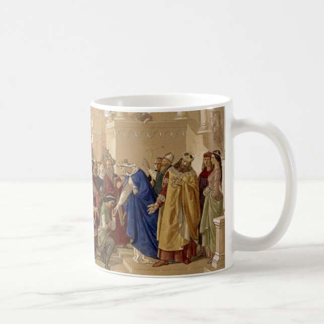 Die Ritter des Runden Tisches, die abreisen werden Tasse (Rechts)
