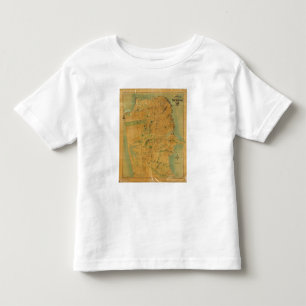 Die Ritter-Karte von San Francisco Kleinkind T-shirt