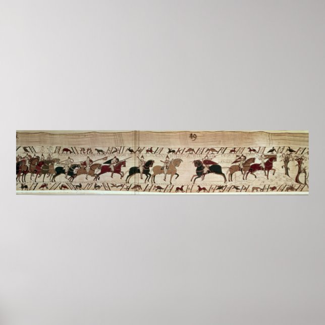 Die Ritter von Duke William kommen an, um einen Ka Poster (Vorne)