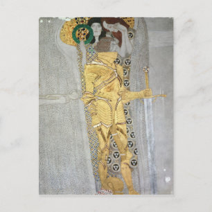 Die Ritterdetails der Beethoven-Frieze Postkarte