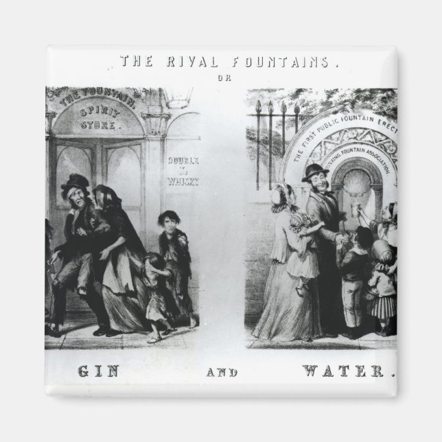 Die rivalisierenden Brunnen oder das Gin und Wasse Magnet (Vorne)
