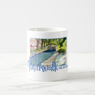 Die Riverwalk, San Antonio, Texas Kaffeetasse