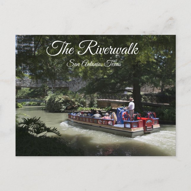 Die Riverwalk San Antonio, Texas Postcard Postkarte (Vorderseite)