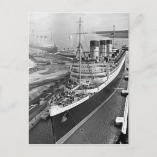 Die RMS Queen Mary Postcard Collection Postkarte