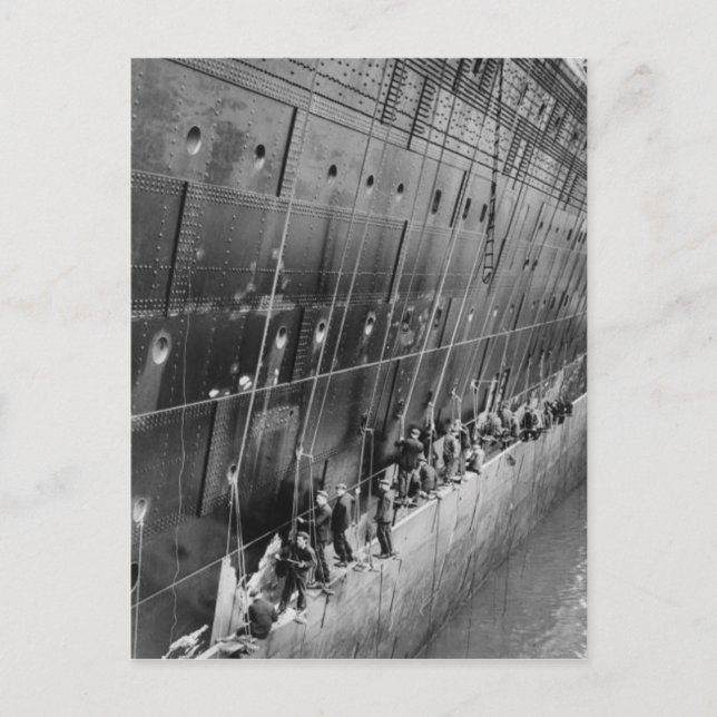 Die RMS Queen Mary Postcard Collection Postkarte (Vorderseite)