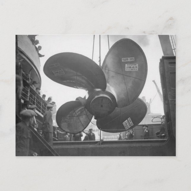 Die RMS Queen Mary Postcard Collection Postkarte (Vorderseite)