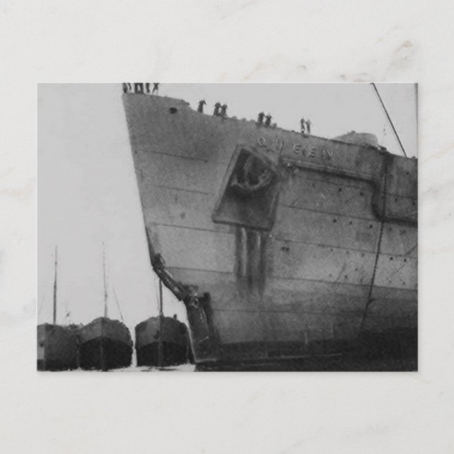 Die RMS Queen Mary Postcard Collection Postkarte (Vorderseite)