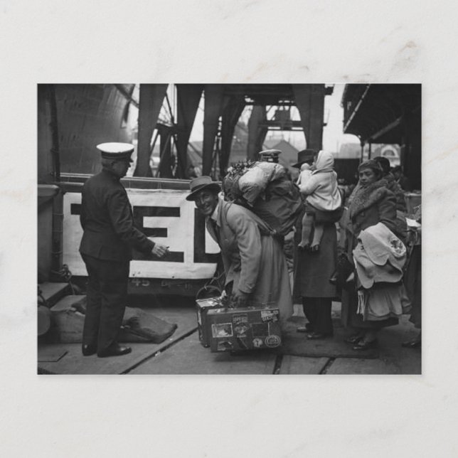 Die RMS Queen Mary Postcard Collection Postkarte (Vorderseite)