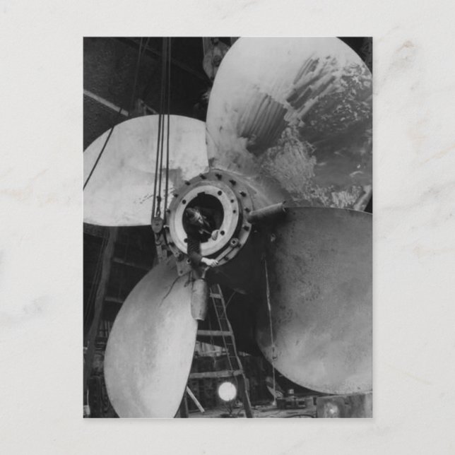 Die RMS Queen Mary Postcard Collection Postkarte (Vorderseite)