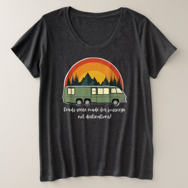 Die Roads des grünen Shirts werden hergestellt (Design vorne)