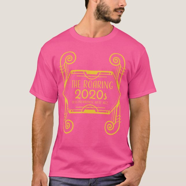 Die Roaring-2020er weniger Verbot mehr Jazz T-Shirt (Vorderseite)