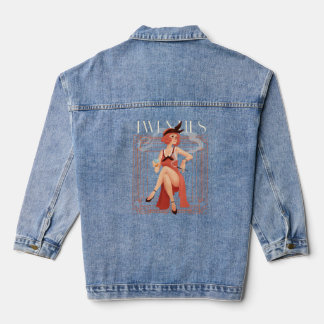 Die Roaring 20er Jahre. Kommen Sie ins Cabaret-Shi Jeansjacke