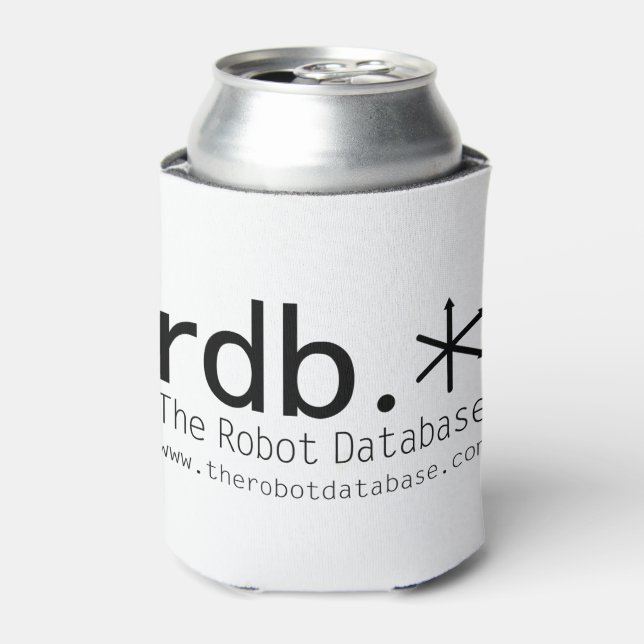 Die Robot-Datenbank kann gemütlich sein Dosenkühler (Kanne Vorderseite)