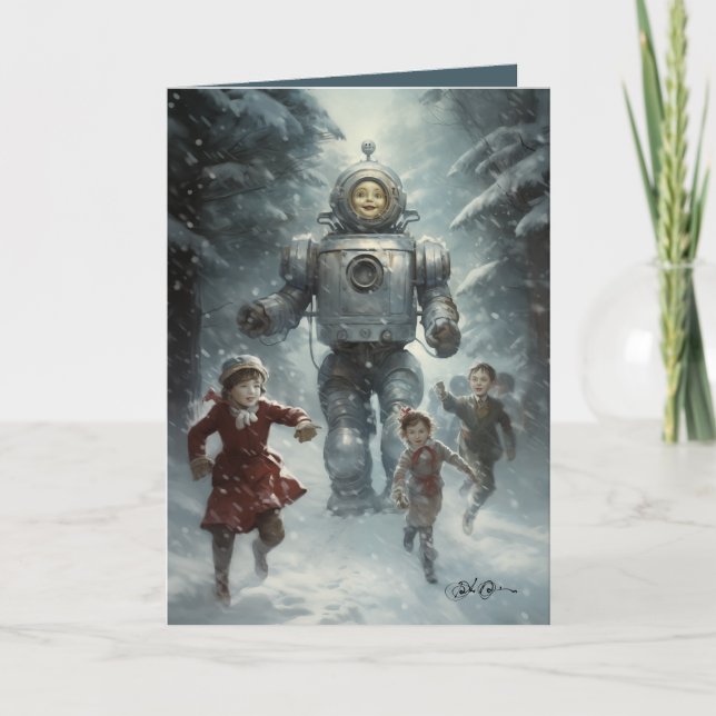 Die Roboter kommen Ankündigung (Vorderseite)