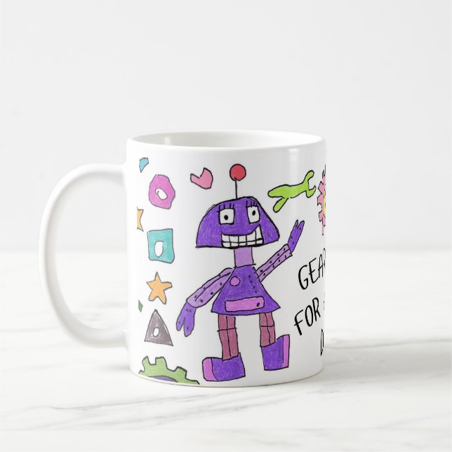Die Roboter-Tasse am Tag Kaffeetasse (Links)