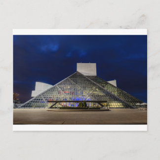 Die Rock and Roll Hall of Fame in Dusk Postkarte