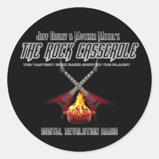 Die Rock Casserole 3" Glossy Stickers