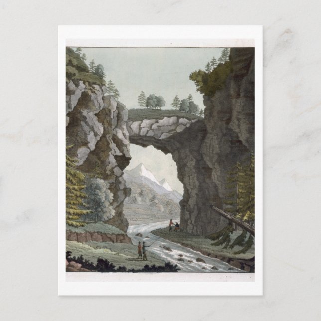 Die Rockbrücke, Virginia, von 'Le Costume Ancien Postkarte (Vorderseite)