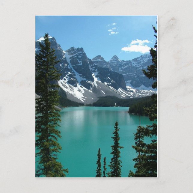 Die Rockies - Moraine Lake Postkarte (Vorderseite)