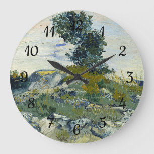 Die Rocks Vincent van Gogh Große Wanduhr